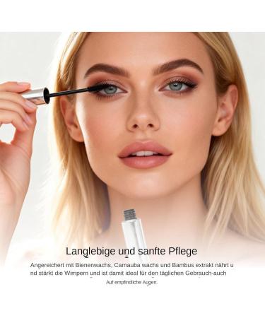  Nudorpn Longitudinal Mascara - 10 ml - Volumizing Curling - Washable - Stretchable Cosmetic - For curls and lengths - For sensitive beginners - For women and girls - Beauty - Night - Travel - Buy Online on GoSupps.com