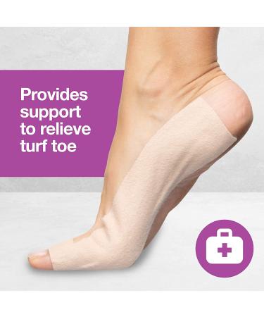 ZenToes Turf Toe T-Straps - 10 Pack Moleskin Splints for Big Toe Injuries - Buy Online on GoSupps.com