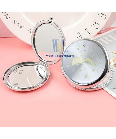 Cinderella High Heel Shoe Compact Mirror Favor 12PCS - Perfect Quinceanera/Sweet 16 Gift (Silver) - Buy Online on GoSupps.com