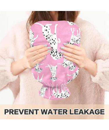 Dalmatian Dog Hot Water Bottle with Cover - 2L Heat Pack for Pain Relief & Period Cramps - Buy Online on GoSupps.com