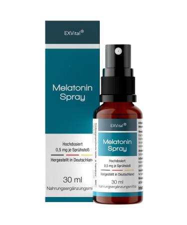 Melatonin spray with lavender extract & vitamin B6- 0.5 mg liquid melatonin per spray natural sleep hormone 30 ml spray bottle with immediately effect- without alcohol high dose & made in Germany - Buy Online on GoSupps.com