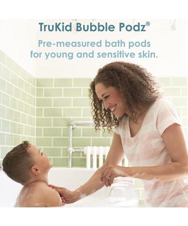 TruKid Bubble Podz for Baby & Kids | Eucalyptus Scent | pH Balanced & All Natural | 24 Podz - Buy Online on GoSupps.com