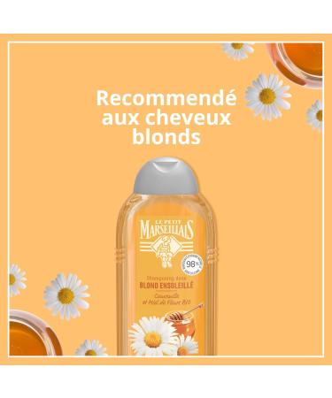 Le Petit Marseillais Gentle Shampoo Blond Ensoleill e chamomile and organic honey - 250 ml bottle - Buy Online on GoSupps.com