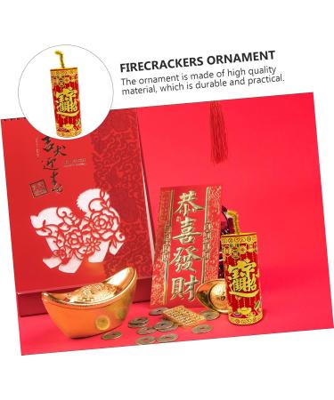 Alipis 1pc Chinese New Year Decoration Car Decor Car Trim Front Door Sitting on The Flannel Red Red 18x6cm - Buy Online on GoSupps.com