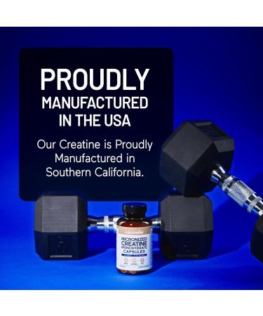 NatureWise Micronized Creatine Monohydrate Pills 2500mg Per Serving - Creatine for Women & Men - Pure Unflavored Supports Lean Muscle Mass Endurance - 60 Capsules 30-Day Supply  - Buy Online on GoSupps.com