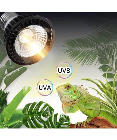 Qeeheng Turtle Heat Lamp - UVA & UVB Basking Light for Turtles Reptiles & Amphibians | Pet Heater Lamp 5.0 - Buy Online on GoSupps.com