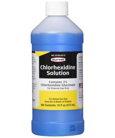 Durvet B000HHSD8M n Chlorhexidine 2% Solution 16 fl. oz