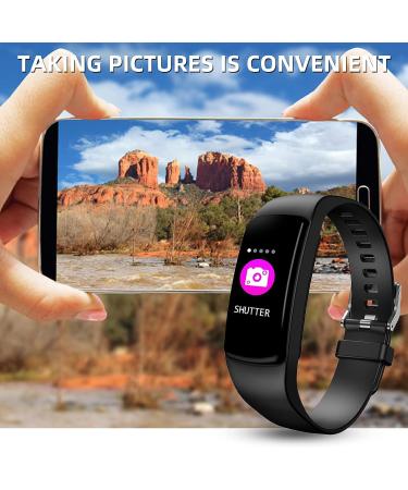 PUBU Fitness Tracker | Heart Rate Monitor Activity Tracker IP68 Waterproof | Sleep Monitor | Step Counter Pedometer | Health Exercise Watch for Women Men | Black - Buy Online on GoSupps.com