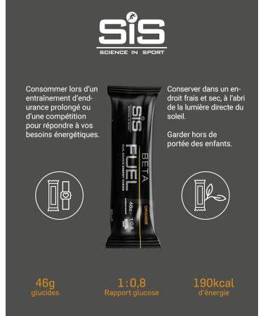 SIS Beta Fuel Energy Chews (20x60g) Orange Orange 60g (Pack of 20) - Buy Online on GoSupps.com