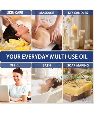 Chamomile Essential Oil 4 Fl Oz and Blueberry Essential Oil 4 Fl Oz - ZODION Chamomile & Blueberry Oil for Diffuser Aromatherapy Home Fragrance Skin & Hair Care DIY Candle & Soap Making Yoga - Buy Online on GoSupps.com