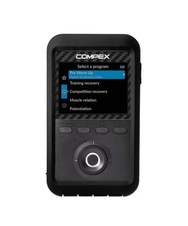 Compex Sport Elite 3.0 Muscle Stimulator with TENS Kit 10 Programs Helps facilitate and Improve Muscle Performance Black