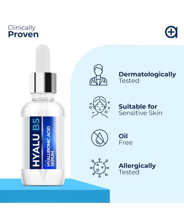 Pure Hyaluronic Acid Serum with Vitamin B5 - Hydrating Anti-Aging Brightening Serum for Sensitive Skin | Shop Now for Even Skin Tone & Fine Lines - Buy Online on GoSupps.com