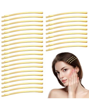 50Pcs Gold Jumbo Bobby Pins  3.34 Inch Metal Hair Clips Hair Pins Hair Decoration Accessories for Women Girls Thick Long Updo Hair Style