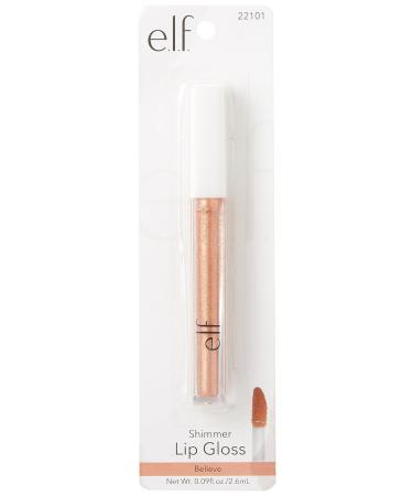 e.l.f. Shimmer Lip Gloss Believe 0.088 oz - Sparkle and Shine with this Gorgeous Lip Gloss - Buy Online on GoSupps.com