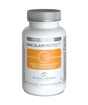 ScienceBased Health MacularProtect AREDS 2 Formula Eye Health Vitamin & Mineral Supplement with Lutein Zeaxanthin & B Vitamins for Macular & Vision Support 60 Capsules 60 Count (Pack of 1)