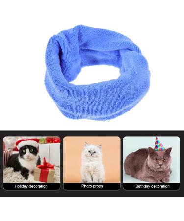 POPETPOP Covers Elastic Snood Protection Warm Warmer Multi-Function for Puppy Portable Noise Pet Earmuff L Blue - Buy Online on GoSupps.com