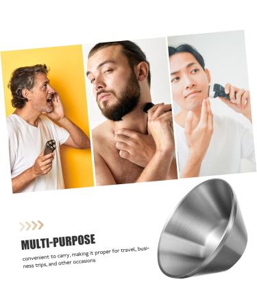 Minkissy Stainless Steel Razor Shell Bowl - Durable Shaving Tool for Men | Rust-Free Shaving Soap Holder & Foam Bear Delivery - Buy Online on GoSupps.com