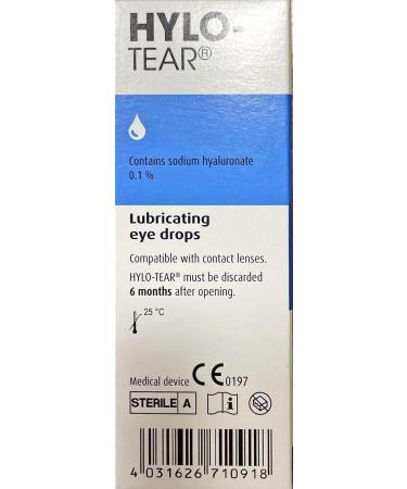 HYLO Tear - Triple Pack Preservative Free Eyedrops Sodium Hyluronate 0.1%- Eye Drops to Lubricate Dry Eyes 3x10ml - Buy Online on GoSupps.com