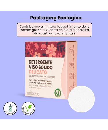 Enooso Nettoyant solide nettoyant pour le visage Mousse la rose et l'argile artisanale 100% naturel et v g talien pour un nettoyage quotidien et des soins cologiques de la peau - Buy Online on GoSupps.com