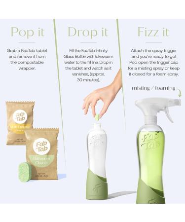 Natural Multi-Purpose & Bathroom Cleaner Starter Kit | Eco-Friendly All-Purpose Cleaner Tablets - Plant-Based No Harsh Chemicals - Buy Online on GoSupps.com