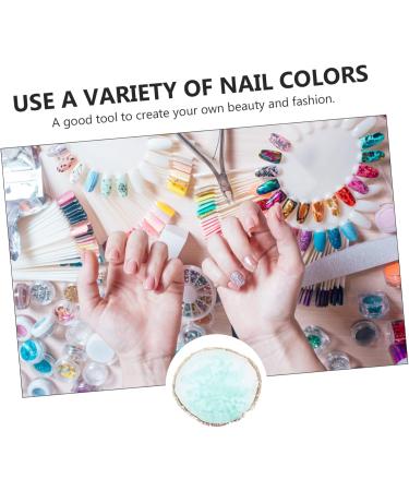  FOMIYES FOMIYES 1 Piece Nail Art Puck Nail Art Paint Kit Manicure Mixing Mix Nail Art Plate Nail Polish Nail Art Mixing Tray DIY Coloring Plate Nail Art Paint Plate Color Mix Green Resin - Buy Online on GoSupps.com