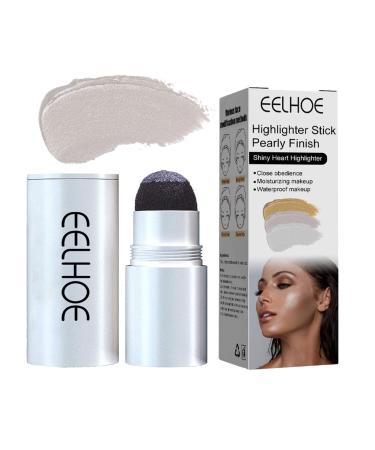 Highlighter Stick High Gloss Shimmer Makeup Sticks - Waterproof luminizer Crystal High Gloss Shimmer Cream Powder Highlighter Shaping Trimming Moonstone Highlights