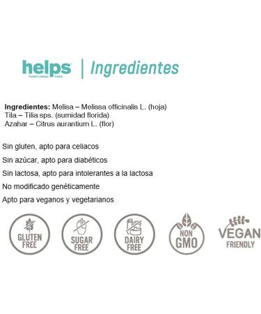  HELPS PHARMADUS BOTANICALS HELPS INFUSIONES - Relaxing Infusion of Linden Lemon Balm and Orange Blossom (loose leaf). Relax with this herbal tea. 100-gram bag. Pack of 3 - Buy Online on GoSupps.com