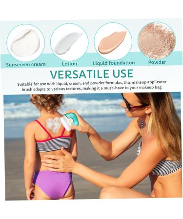 FAVOMOTO Sunscreen Brush Sun Block Applicator Powder Brush for Loose Powder Face Brush Cosmetics Brush Foundation Applicator Facial Makeup Brush Flat Top Makeup Brush Foundation Brush - Buy Online on GoSupps.com