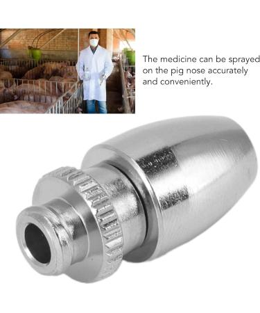 3Pcs Pig Drug Nasal Sprayer Stainless Steel Nose Medicine Sprinkler Dropper Effective Pig Medicine Feeder for Quick Relief Easy to Use Pig Drug Nasal Sprinkler - Buy Online on GoSupps.com
