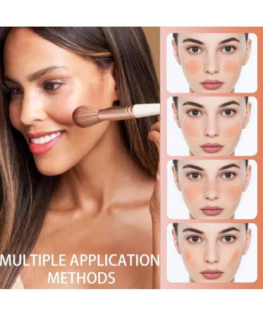  Diyxisk Blush Powder Orange 6 g Embossed Makeup Light Weight Natural Glow Waterproof Long-Lasting (Orange) - Buy Online on GoSupps.com