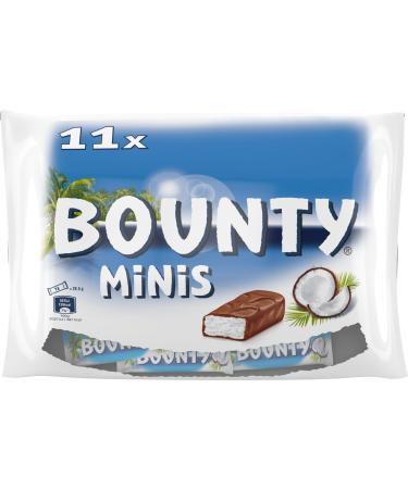 Bounty BOUNTY Minis - Mini Milk Chocolate and Coconut Bars - 11 Mini Bars 333g Bag