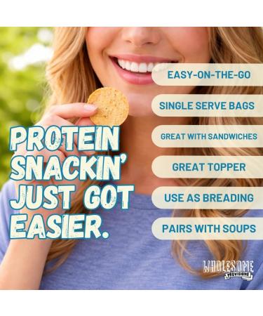 Protein Chips 15g Protein 3g Net Carbs Gluten Free Keto Snacks Low Carb Snacks Protein Crisps Keto-Friendly Made in USA (Sea Salt Vinegar 7 Pack) Sea Salt Vinegar 1.23 Ounce (Pack of 7) - Buy Online on GoSupps.com