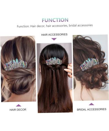 Didiseaon 1pc Niang Silver 20-tooth Hair Comb Wedding Hair Clip Fancy Hair Combs Decorative Hair Combs Bridal Hair Comb Handmade Silver Hair Clips Tiara Bride Girl Copper Wire Silver Wire - Buy Online on GoSupps.com