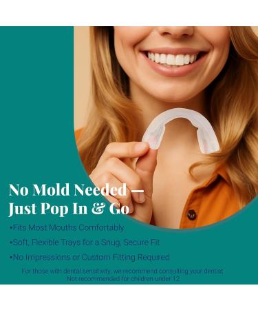 Everest VAAS Prefilled Teeth Whitening Trays 7-Day at-Home Teeth Whitening Kit with 11.2% Hydrogen Peroxide 14 Disposable Mint-Filled Trays 7-Day Treatment 14 - Buy Online on GoSupps.com