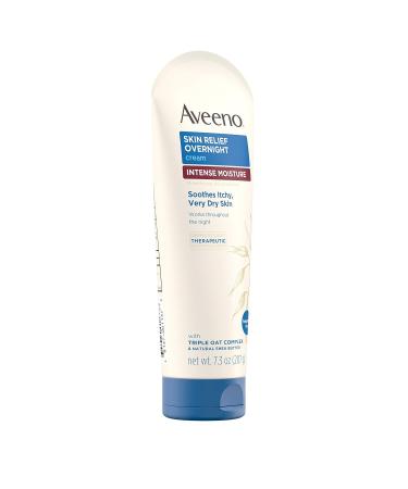 Buy Aveeno Active Naturals Skin Relief Overnight Cream - Fragrance Free 7.3 oz | International Shipping Available - Buy Online on GoSupps.com