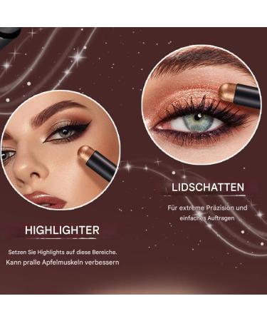  Generisch Eyeshadow Pencil | Multi Eye Stick for Brilliant Eyes Long-lasting matte makeup pencil with a primer effect for a bold everyday look - Buy Online on GoSupps.com