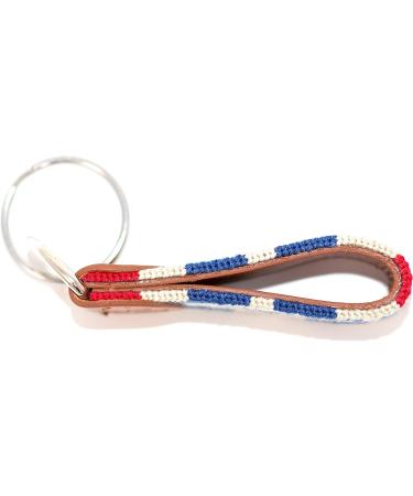 Huck Venture Leather Hand-Stitched Needlepoint Key Fob or Key Chain Gaucho - Buy Online on GoSupps.com