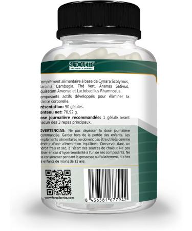 Powerful Slimming with Fat Burning Action | Garcinia Cambogia Green Tea Horsetail | Appetite Reducing | Lose Weight Naturally Without Rebound Effects | 90 Capsules - Buy Online on GoSupps.com