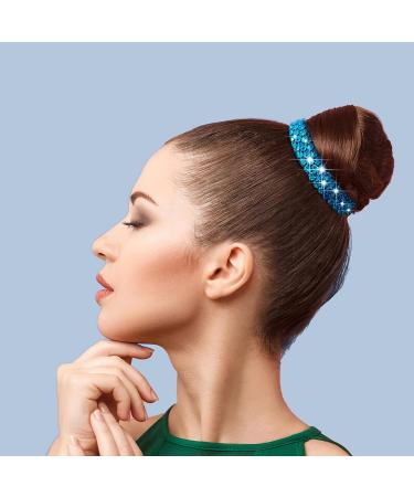 Large Rhinestone Bun Cover Set - Elegant Hair Accessories for Women/Girls | 8 Pcs Bun Clip Tassel Claw with Glitter Twist Holder - Novel Style - Buy Online on GoSupps.com