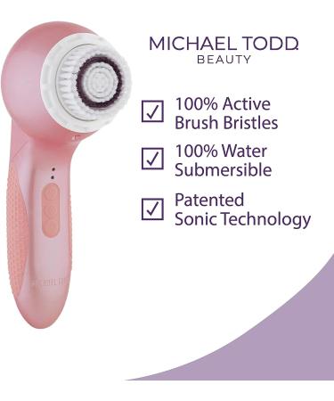 Michael Todd Beauty Soniclear Elite 6-Speed Powered Facial Cleansing Brush System - Buy Online on GoSupps.com