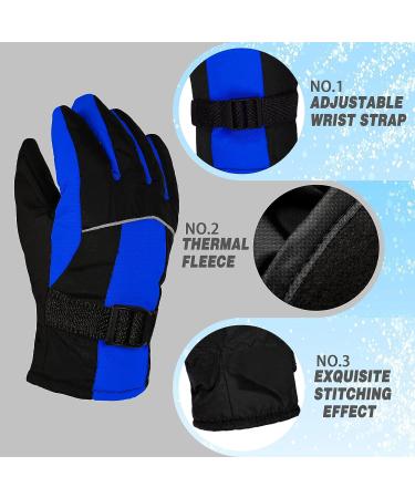 Kids Winter Snow Gloves - 4 Pairs for Skiing & Snowboarding | Outdoor Sports Gloves for Children - Classic Style & Stylish Colors - Buy Online on GoSupps.com