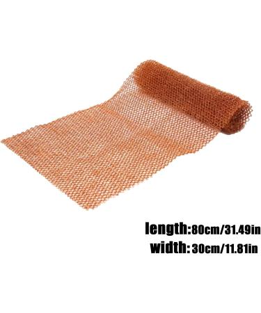 Body Scrubber Net - Smoother Skin Mesh with Back Scrubber Sponge Sponge Body Net for Sensitive Skin Multi-purpose Body Scrubber for Body Coffee - Buy Online on GoSupps.com