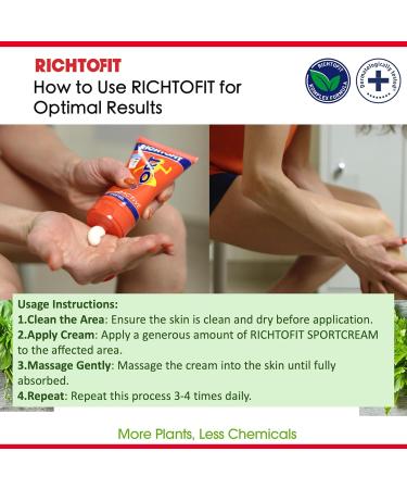 Sport Muscle Cream | Herbal Relief for Back Neck Hands & Feet | Soothing Non-Greasy Formula | Luxurious Skin Nourishment | Made in Hungary - Buy Online on GoSupps.com