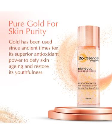Buy BIO-ESSENCE Bio-Gold Rose Gold Water 100ml - Skin Repair & Renewal Formula | International Shipping - Buy Online on GoSupps.com