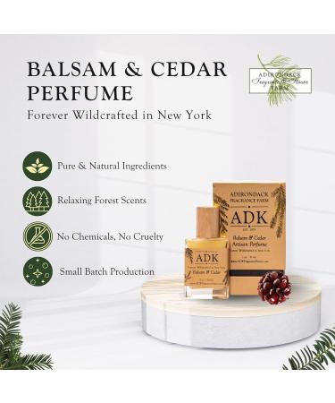 ADK Balsam & Cedar Artisan Perfume Spray 1 oz (30 mL) Natural Hypoallergenic & Clean Perfume for Women & Men with Notes of Bergamot Balsam Fir Cedarwood & Cedar Leaf 1 Fl Oz (Pack of 1) - Buy Online on GoSupps.com