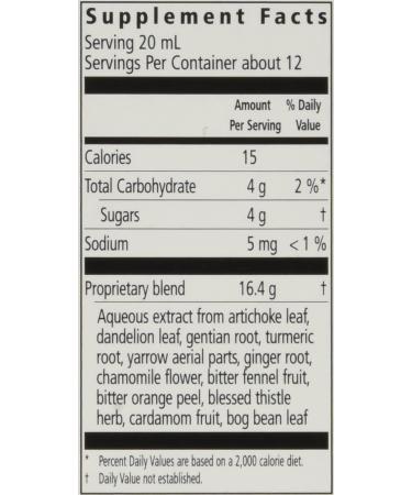 Flora Floradix Gallexier Herbal Bitters | Liquid Extract Supplement 8.5 fl oz - Buy Online on GoSupps.com