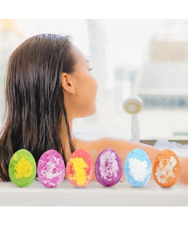 Dinosaur Egg Bath Bombs Set for Kids - 6 Large 100g Fizzies with Mini Toys - Perfect Easter, Christmas, Birthday Gift - Buy Online on GoSupps.com