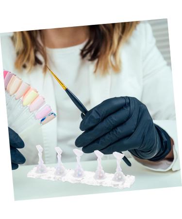 Healeved 2 Sets manicure nail tip holders ice cubes nail frame false nails display holder nail display stand nail polish press on fake nails holder display stand lace Refer to - Buy Online on GoSupps.com