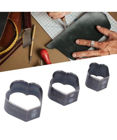 Crown-Shaped Leather Dance Tool Set - 3-Part Craft Punching Equipment | Alloyed Steel 1-Hole Hollow Punch - Buy Online on GoSupps.com