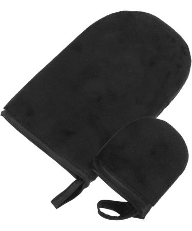 minkissy Gel Nails 4 Sets Tanning Gloves Sponge Black Flocking Gelnails - Buy Online on GoSupps.com